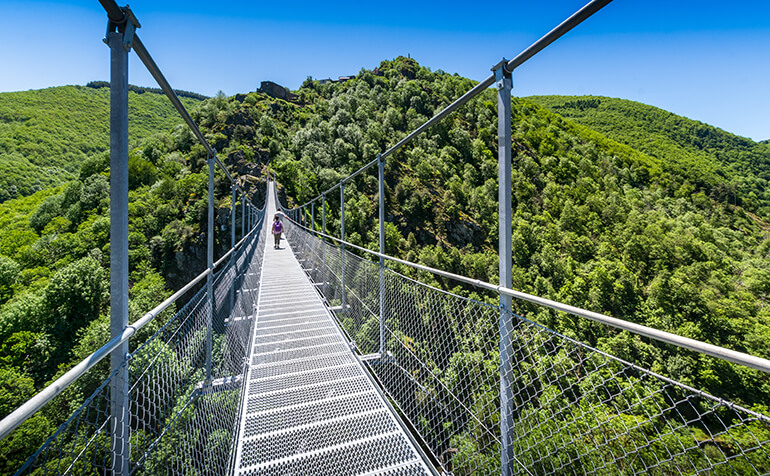 Footbridge over the Arnette valley