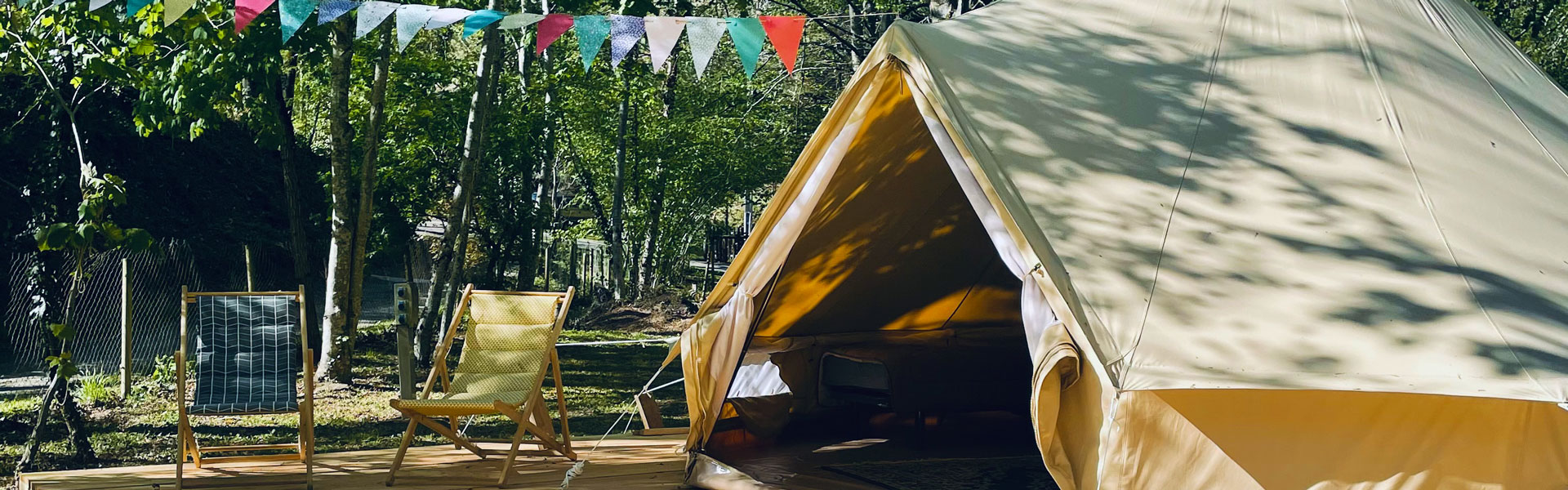 Vermietung das Glamping-Zelt im Tarn