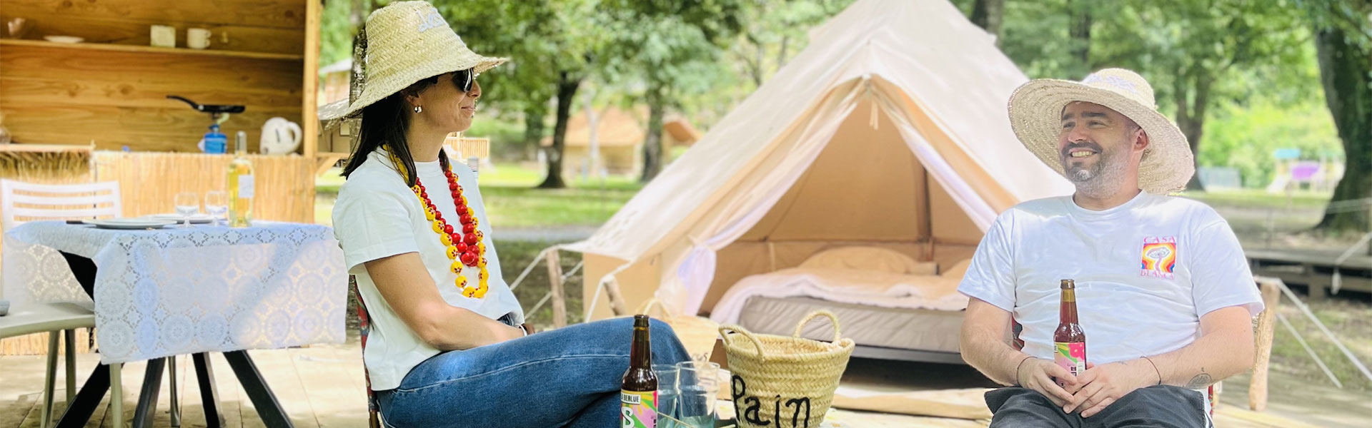 Séjour en tente Glamping en Occitanie